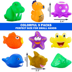 Staroud color-changing sea creature dolphin toy adds soft sensory bath play.