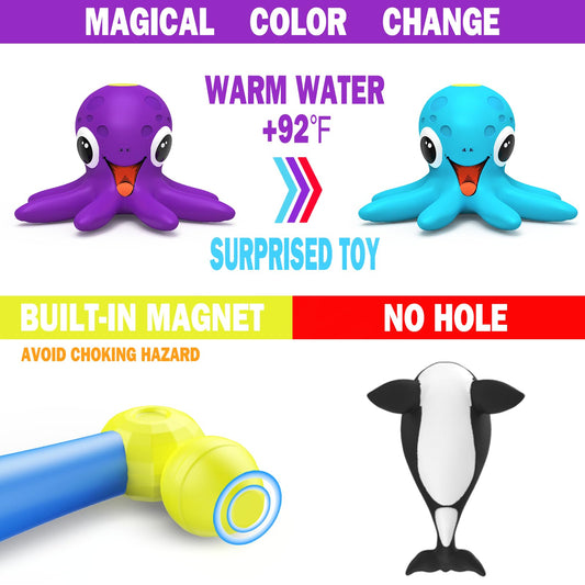 Staroud magnetic fishing rod bath toy encourages gentle hand-eye coordination