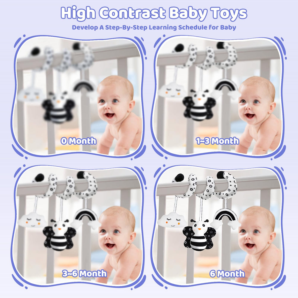 Starrykids high-contrast sensory set supports early visual and tactile play.