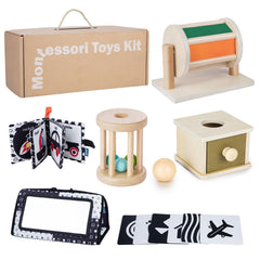 Starrykids object permanence box enhances object tracking during play.