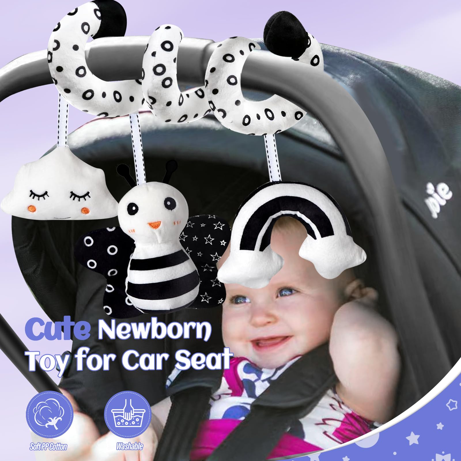 Starrykids wrist and sock rattle promotes hand-eye coordination and engagement.