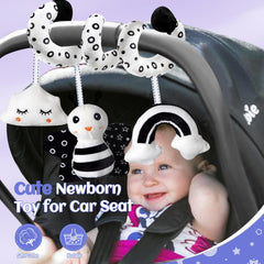 Starrykids wrist and sock rattle promotes hand-eye coordination and engagement.