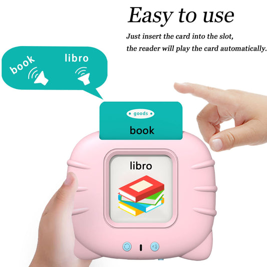 Startcan bilingual mode provides English then Spanish narration for immersive learning.
