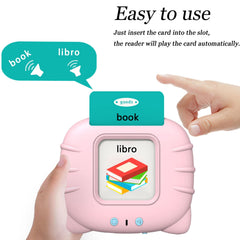 Startcan bilingual mode provides English then Spanish narration for immersive learning.