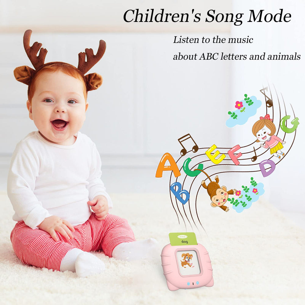 Startcan Talking Flash Cards songs mode for singing along.