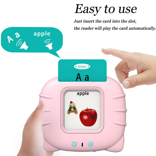 Startcan Talking Flash Cards letters and numbers for early literacy practice.