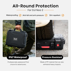 STARTRC Neo 2 case with charging hub fits batteries and charger securely