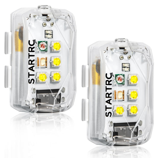 STARTRC drone strobe light mounted on a drone for anti-collision visibility