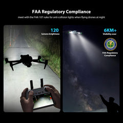 STARTRC strobe light illuminates night flight for safer operation