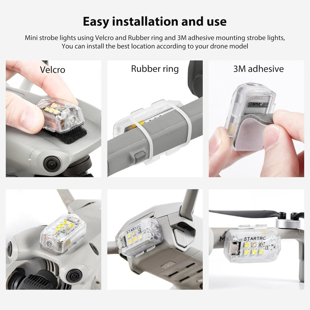STARTRC two-pack strobe lights for multi-drone setups
