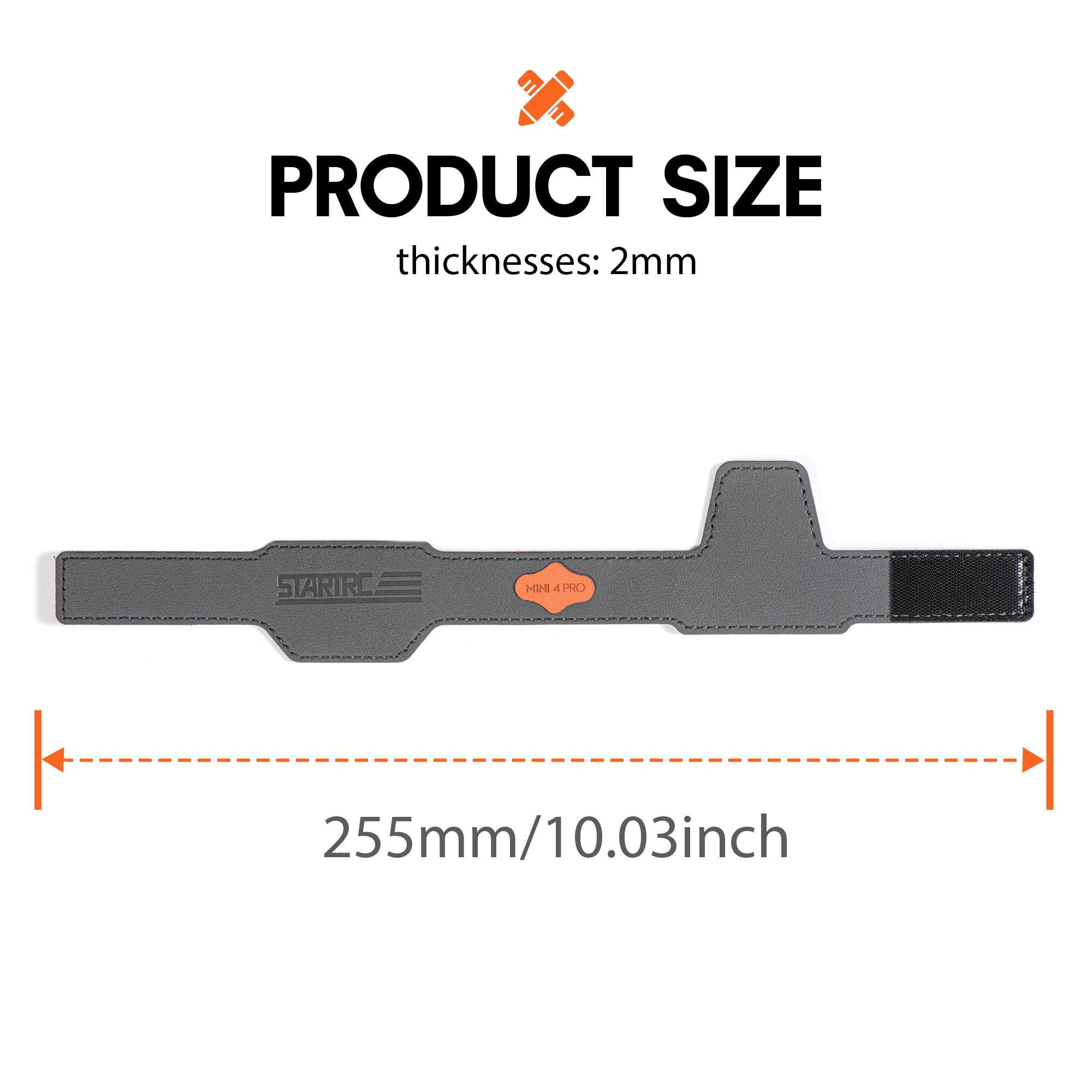 STARTRC easy-install velcro strap enables quick setup on Mini 4 Pro