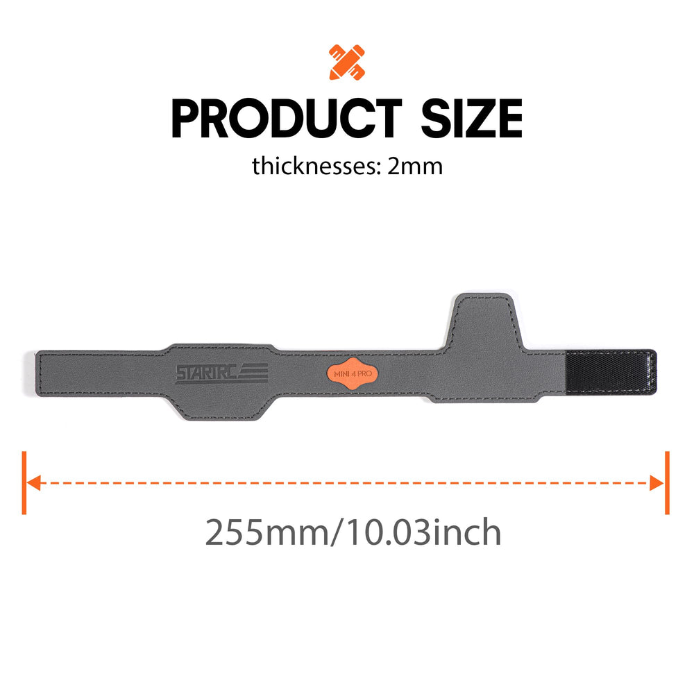 STARTRC easy-install velcro strap enables quick setup on Mini 4 Pro
