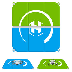 STARTRC PHOTO drone landing pad blue-green top view for quick outdoor setup