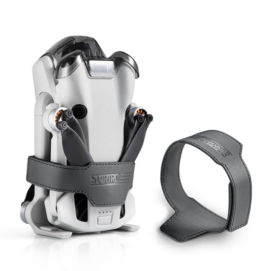 STARTRC propeller holder strap secures DJI Mini 4 Pro blades during storage
