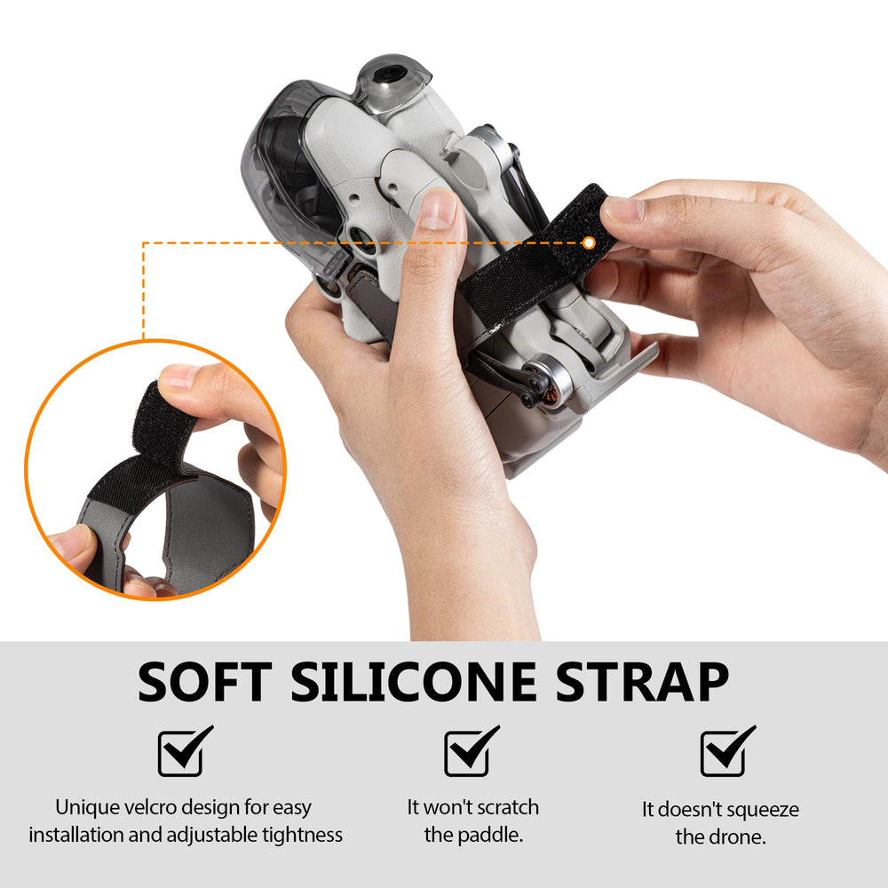 STARTRC soft PU propeller protection for Mini 4 Pro in storage