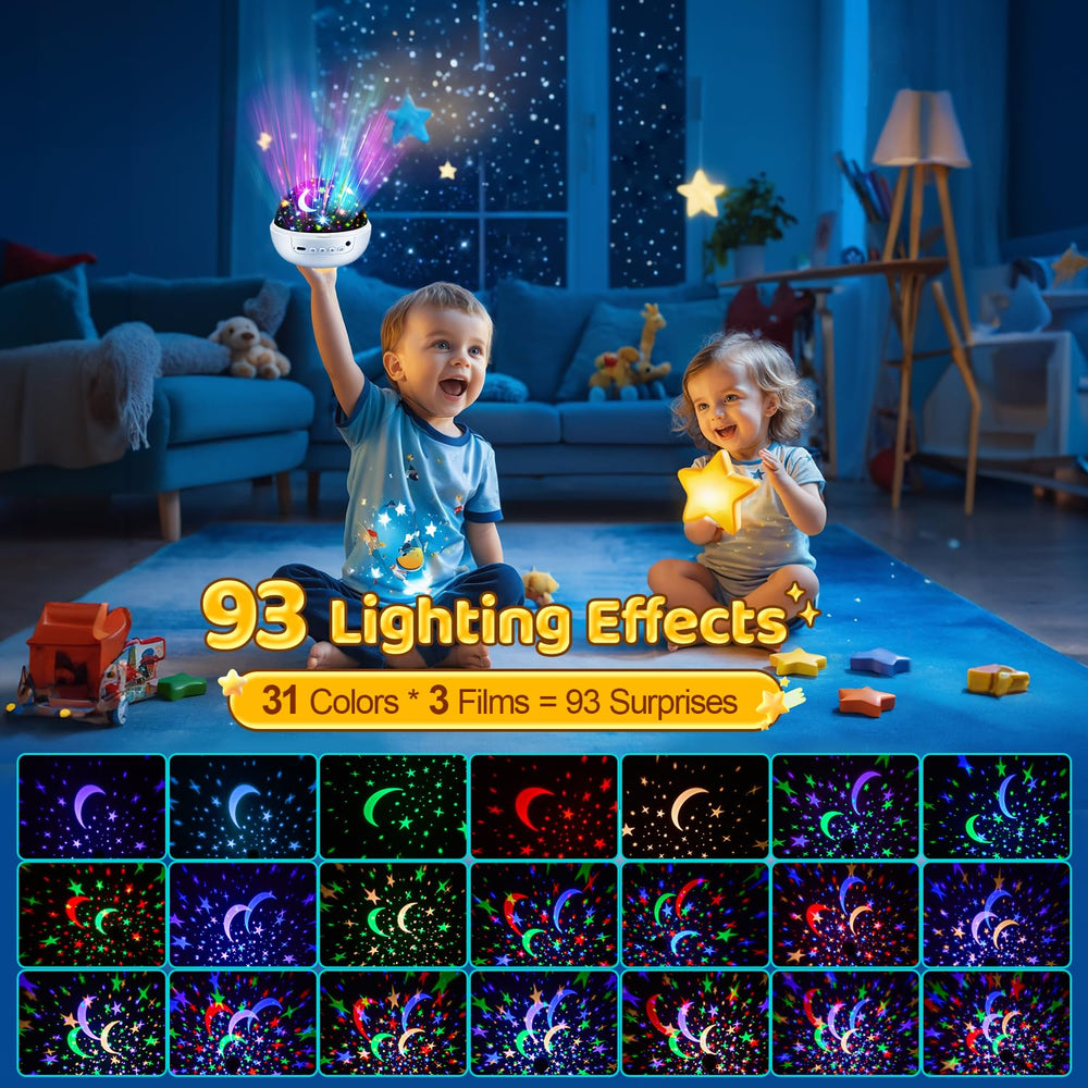 Staryou Dino Projector offers soft brightness levels for gentle night light.