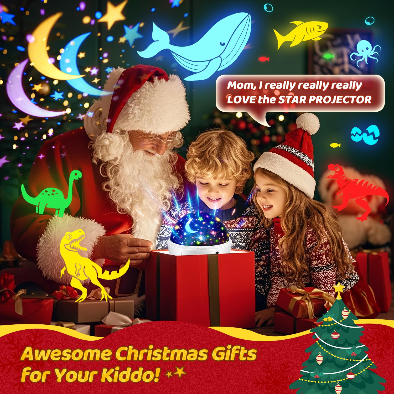 Staryou Dino Projector makes a thoughtful gift for kids.