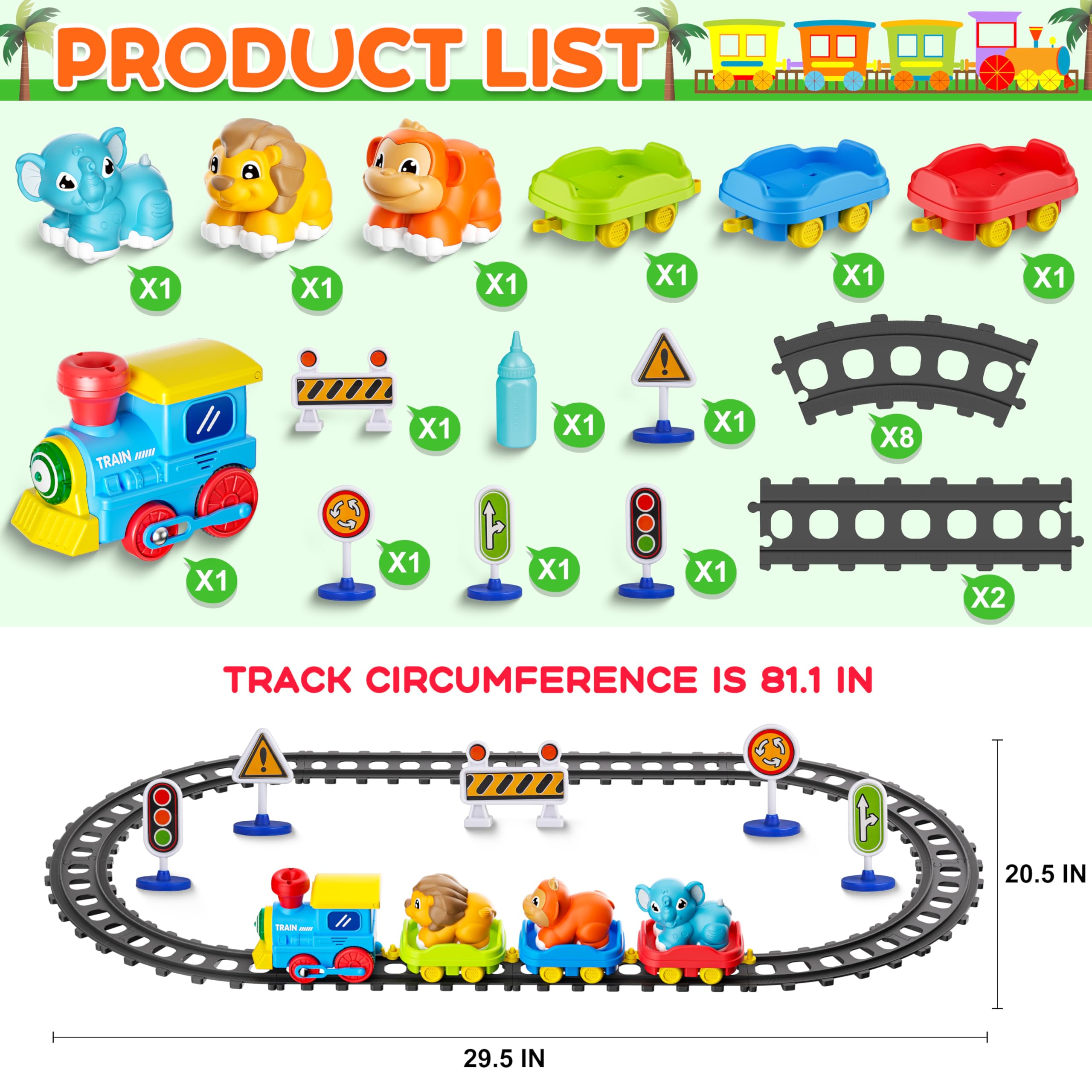 Stay Fun full train set ready for toddlers to explore and learn
