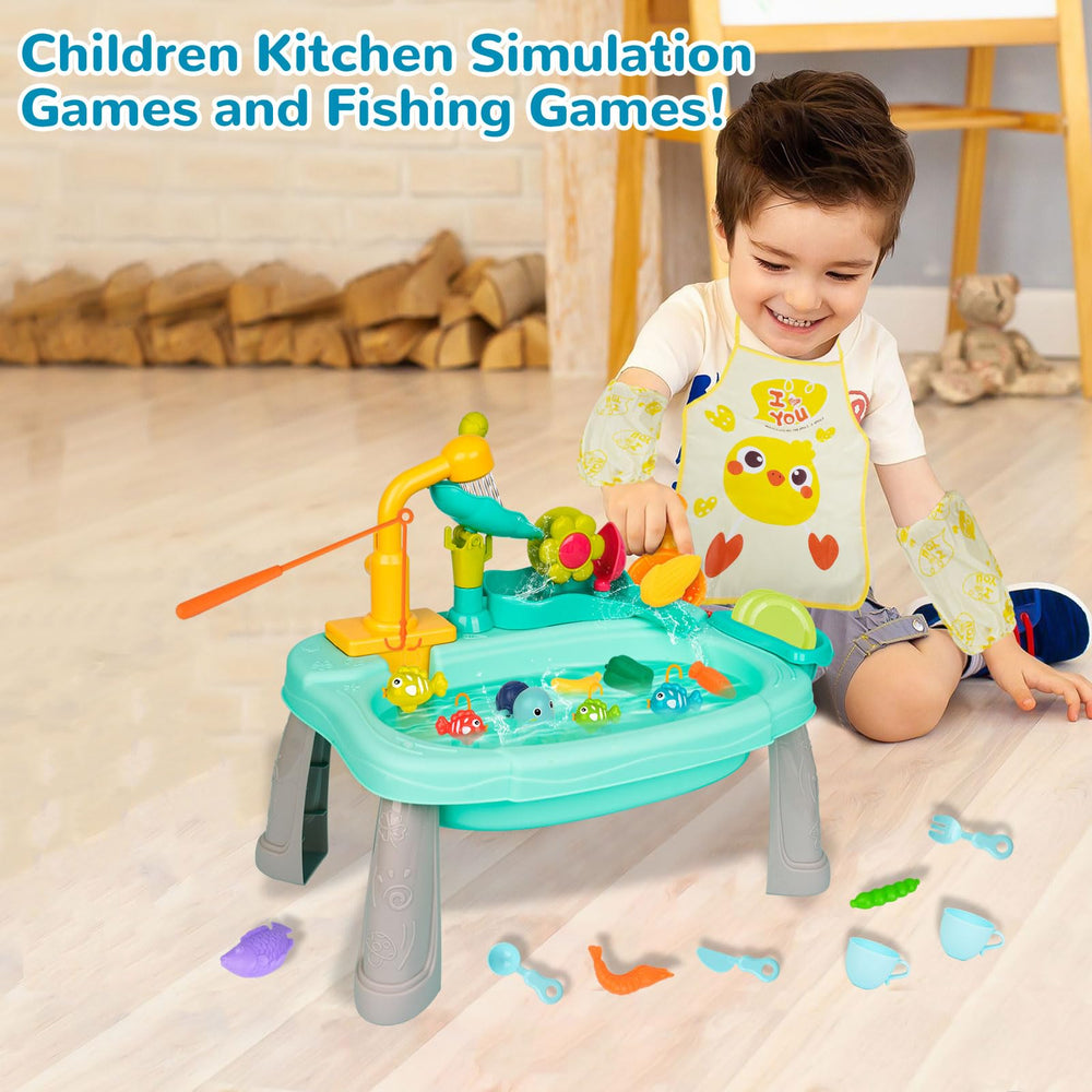 STBEIMEIMY colorful accessories stimulate color recognition during play.