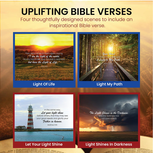 Steadfast Selections 4in1 Bible puzzle landscape: vibrant colors support engaging family puzzle time