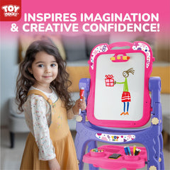 STEAM Life Art Easel quick-assembly for busy parents