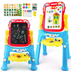 STEAM Life large easel with dual sides for shared creativity