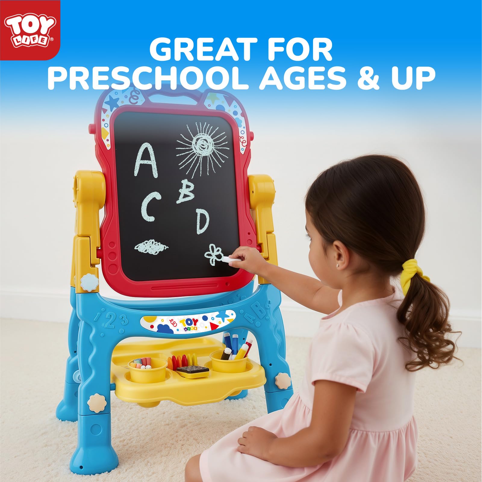 STEAM Life easel presented as a thoughtful gift for budding artists