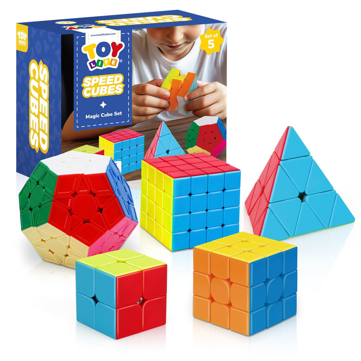 STEAM Life speed cube 2x2 close-up for smooth, fast practice sessions.