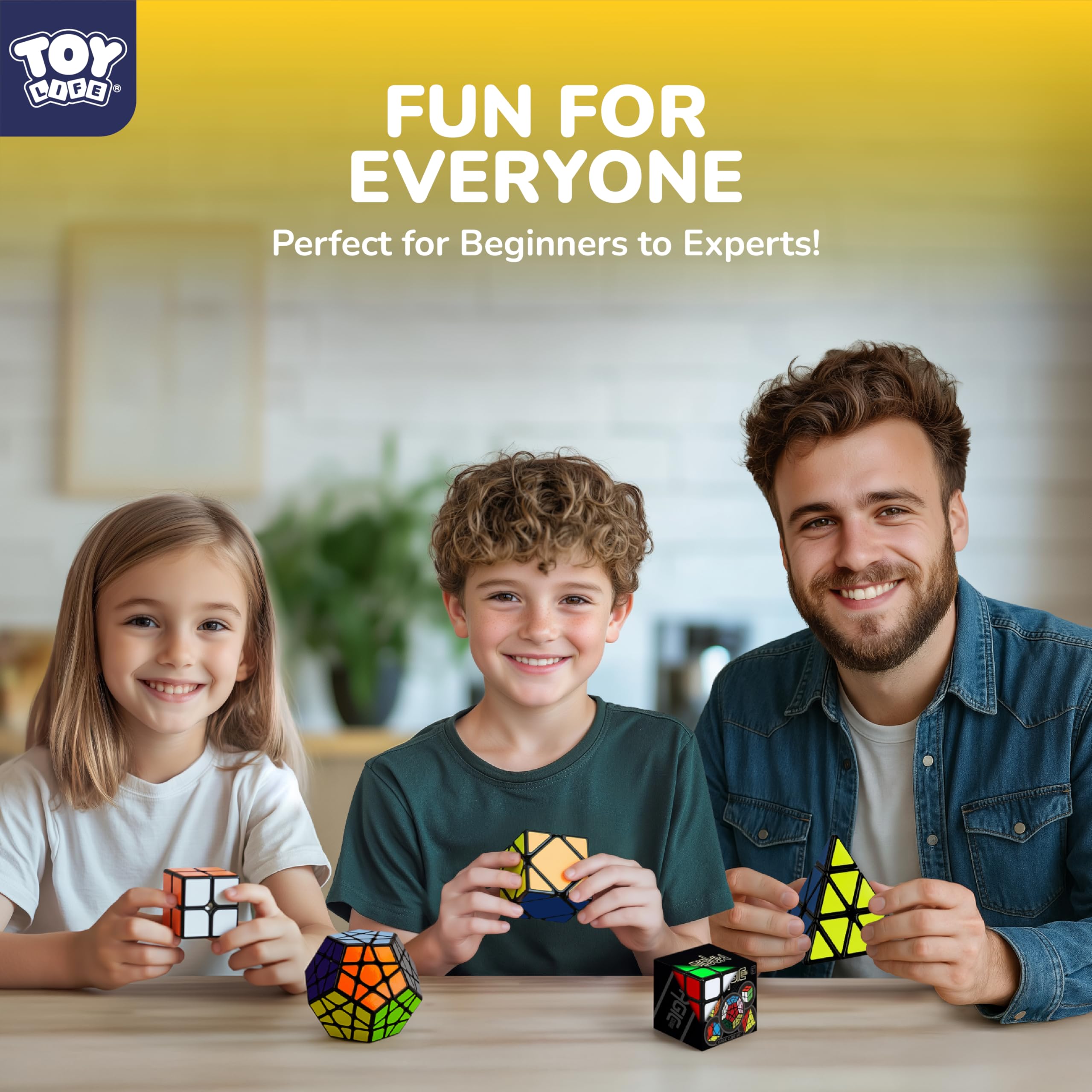 STEAM Life packaging highlighting safe, educational, and fun toys for all ages