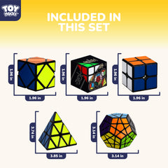 STEAM Life Speed Cube Pyramid puzzle with sharp edges for spatial awareness
