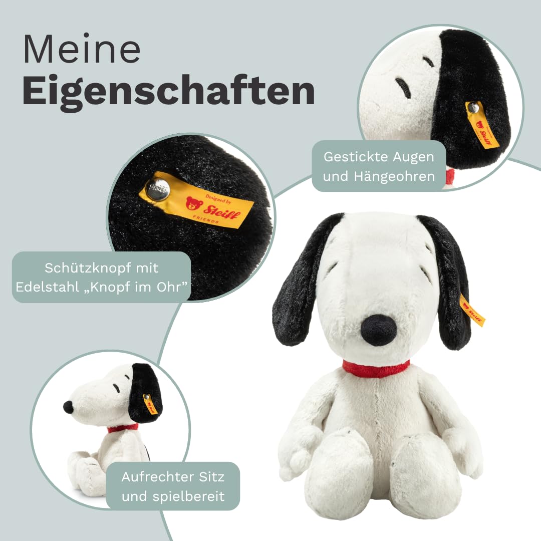 Iconic Snoopy with Button in Ear craftsmanship for collectors.