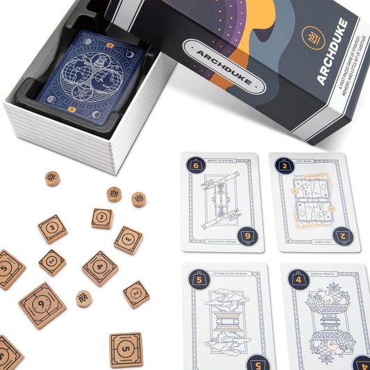 Stellar Factory Archduke wooden tokens provide tactile feedback
