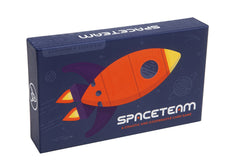Stellar Factory Spaceteam card piles ready for quick teamwork and fast decisions.
