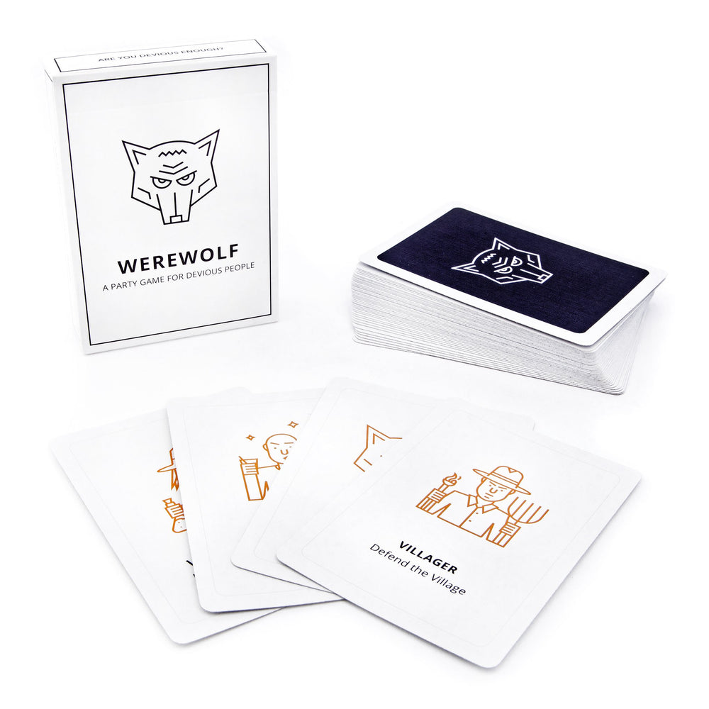 Stellar Factory Werewolf villager cards for immersive gameplay
