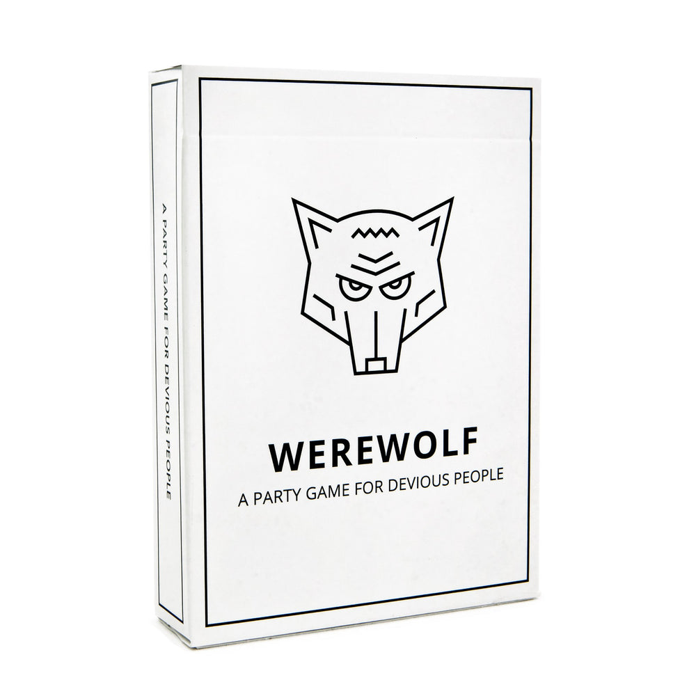 Stellar Factory Werewolf deck with villagers and werewolves for social deduction fun