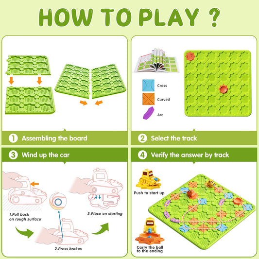 STEM MATCH child solving brain teaser challenges to boost problem-solving skills.
