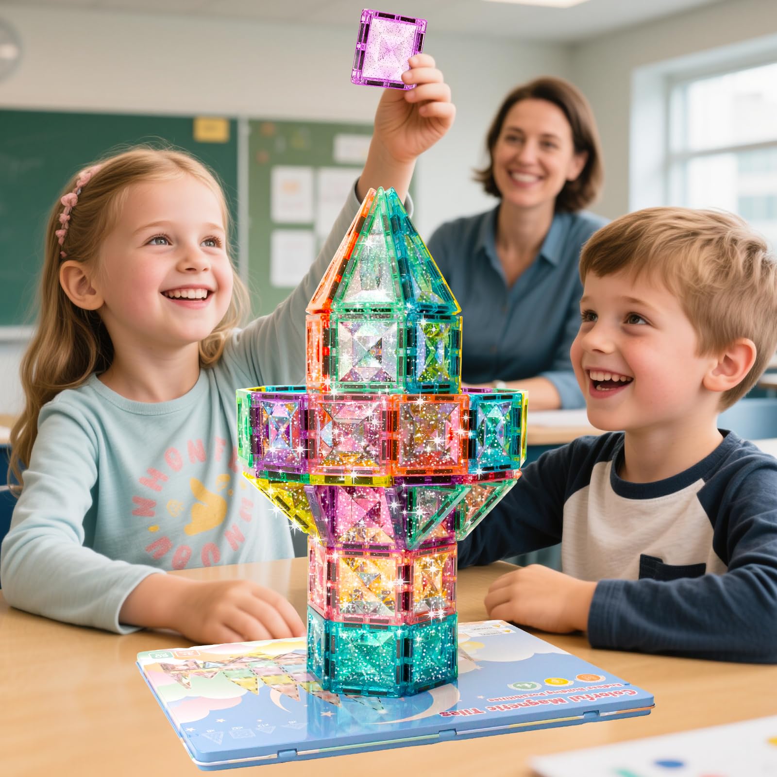 STEM MATCH Diamond Tiles: open-ended play across puzzles and storytelling