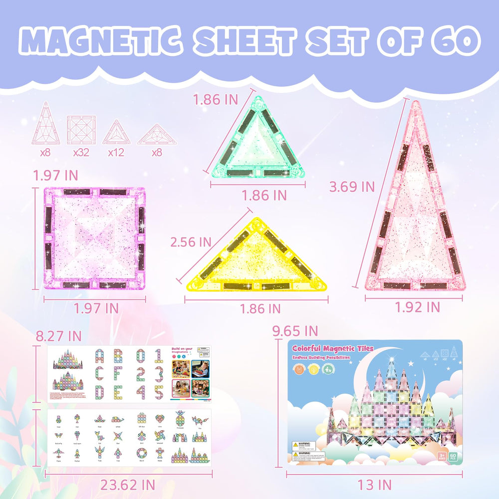 STEM MATCH Diamond Tiles: storage bag for tidy, portable play on the go