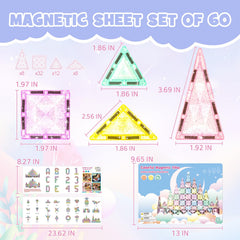 STEM MATCH Diamond Tiles: storage bag for tidy, portable play on the go