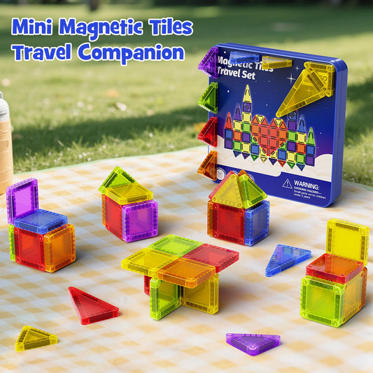 STEM MATCH travel kit with storage guide for organized play