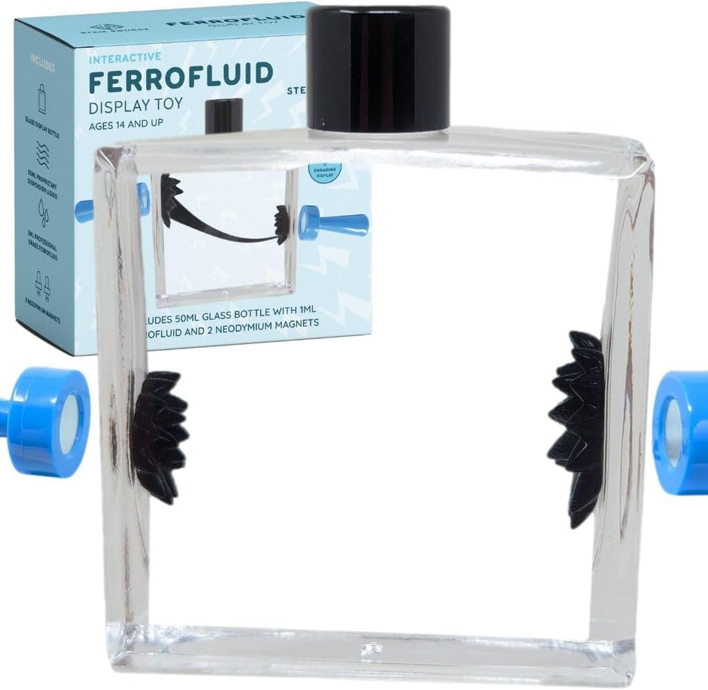 STEM Source ferrofluid liquid spikes forming dynamic patterns in a display