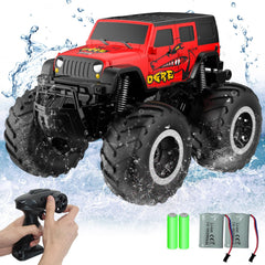 STEMTRON Amphibious RC Car front view for all-terrain fun on land and water
