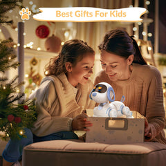 StemTRON robot dog enjoys safe indoor playtime
