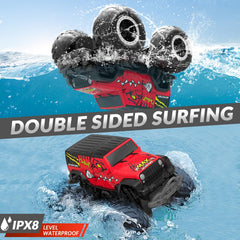 STEMTRON Dual-motor RC Car performs 360° spins for dynamic stunts.