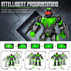 STEMTRON robot toy remote control in action for precise handling