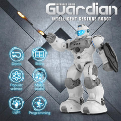 Stemtron robot toy USB recharge for easy on the go power
