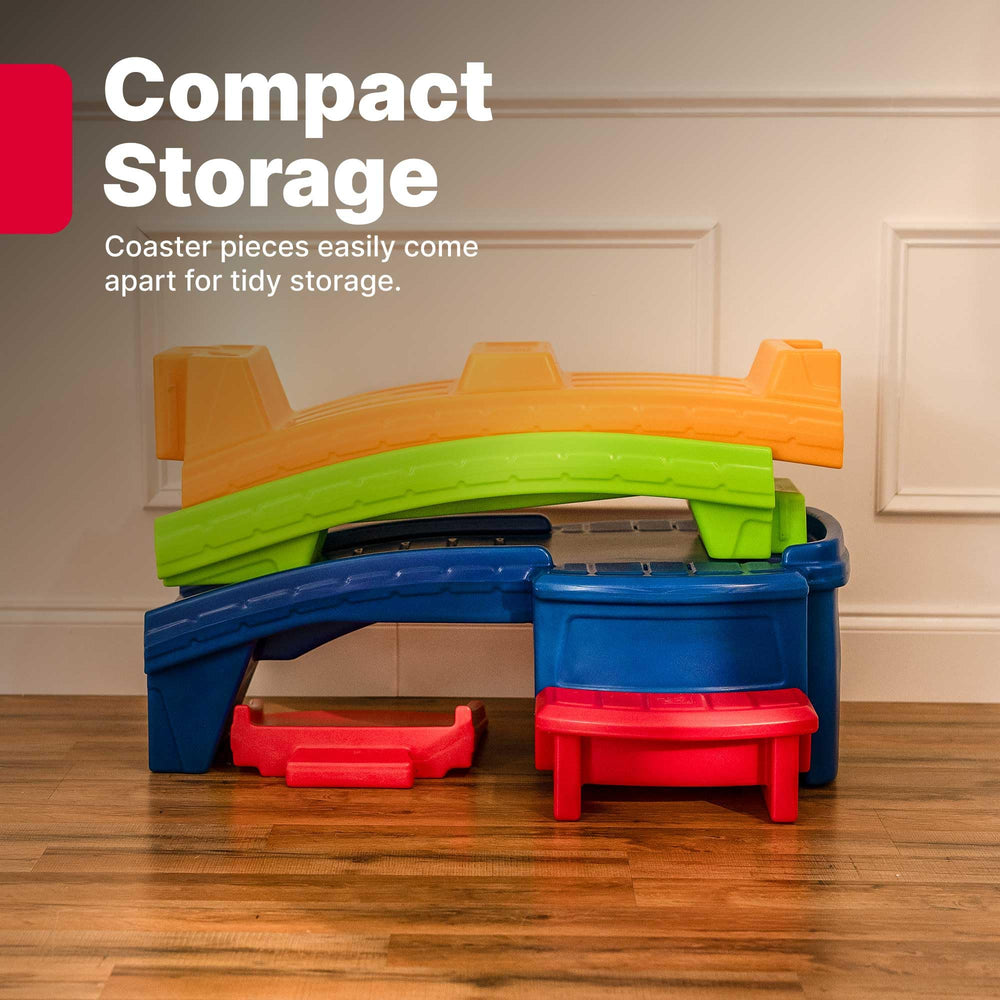 Step2 coaster in a playroom illustrates indoor use and convenience