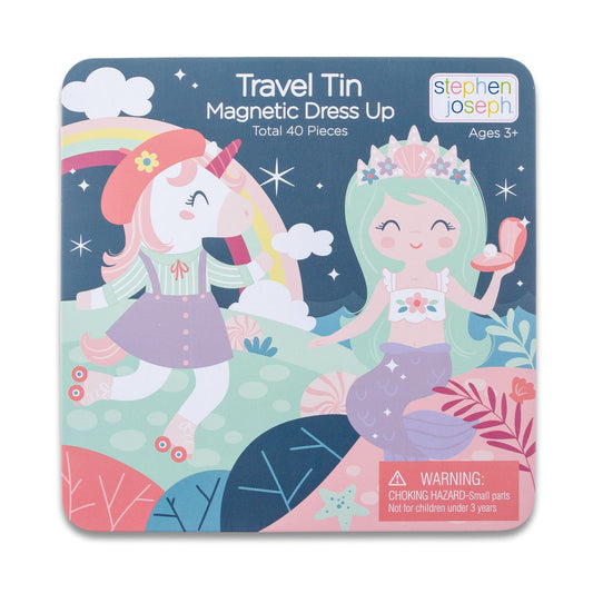 Stephen Joseph magnetic dress-up dolls set with 40 pieces for screen-free travel imagination