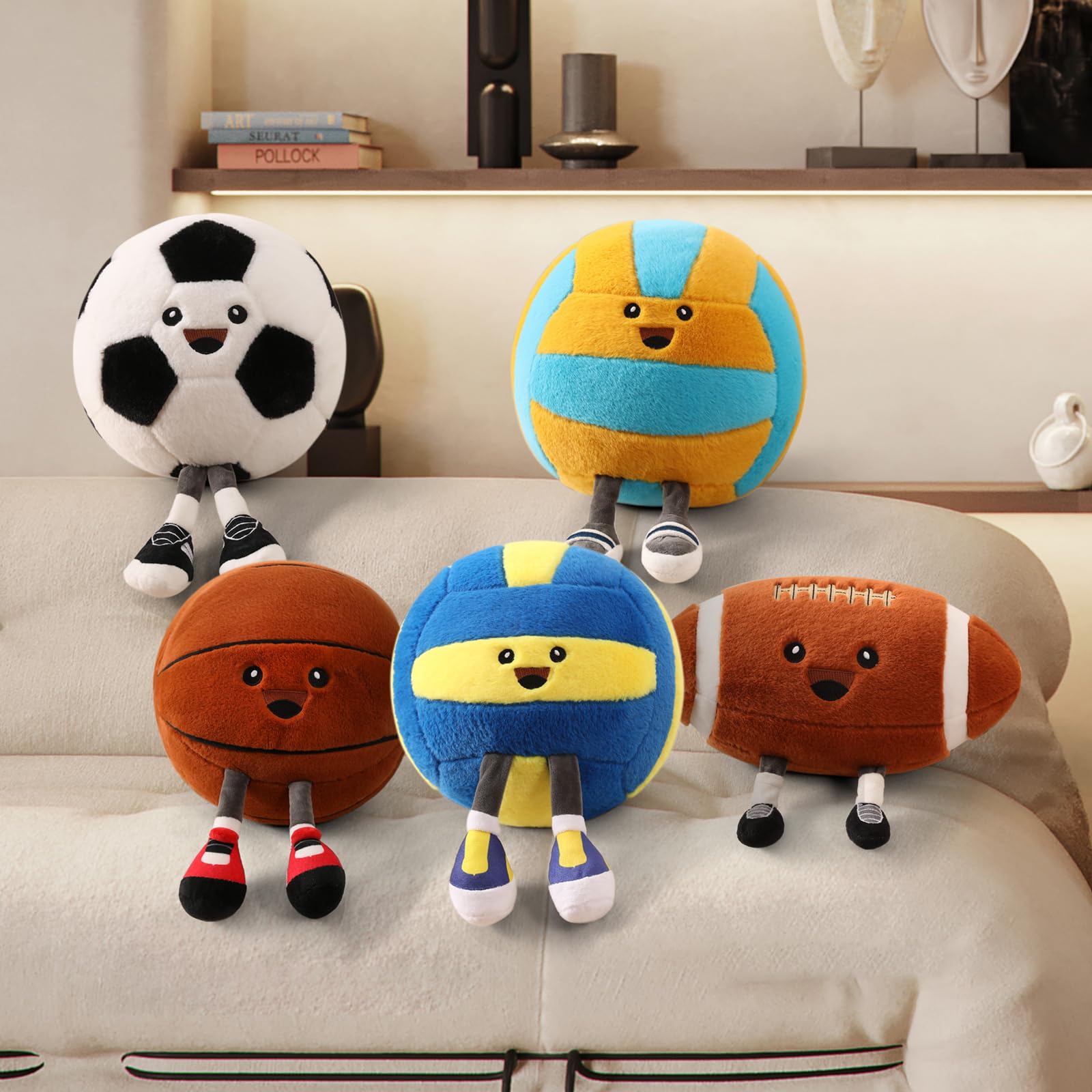 Stepxi soft soccer pillow offers comforting hugs during downtime