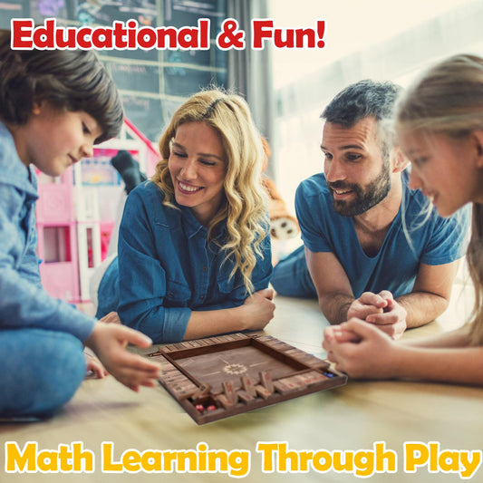 STERLING Shut the Box setup for 4 players enabling social gameplay and quick rounds.